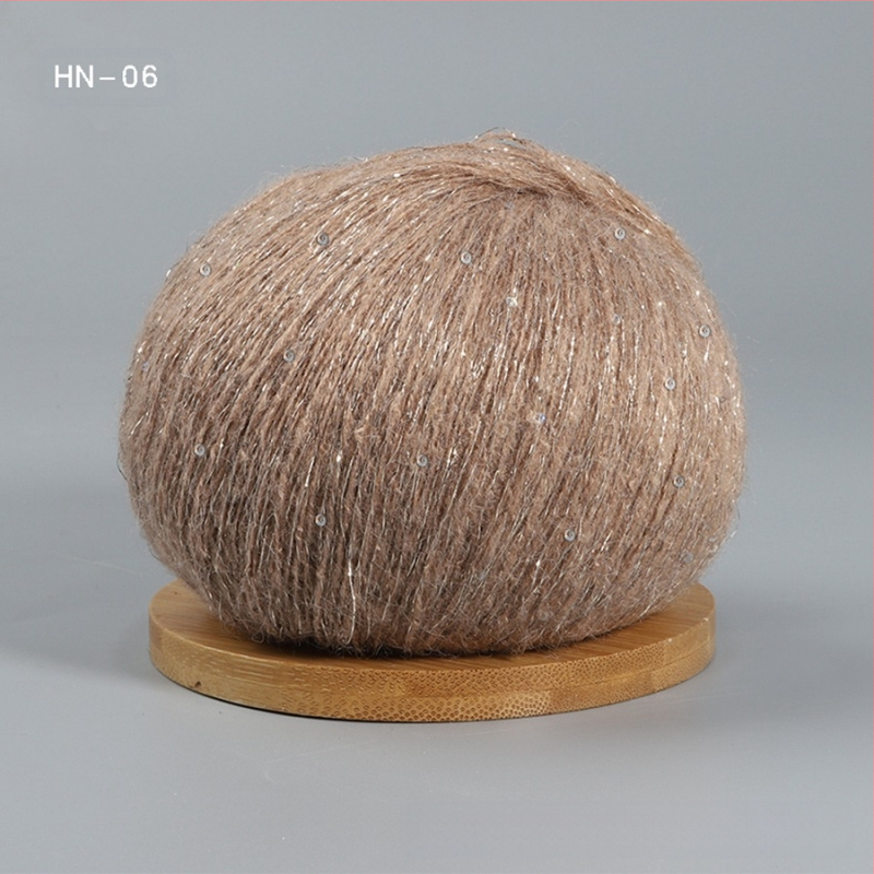 Mohair νήμα, worsted επεξεργασία, νήμα σε ομάδες, για χειροποίητες κούκλες