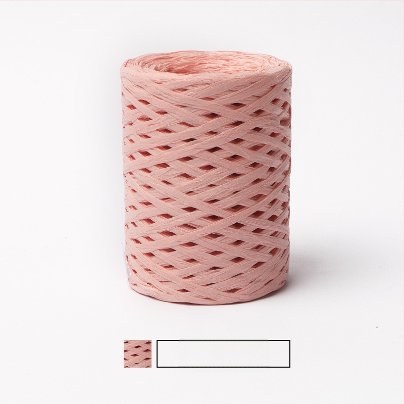 Medvilninė raffija vamzdelinė siūlai — ring spinning, prekės ženklas hiraffia (alias: hiraffia cheer)