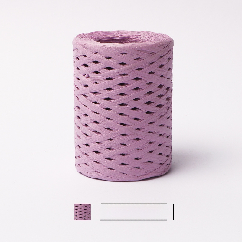 Medvilninė raffija vamzdelinė siūlai — ring spinning, prekės ženklas hiraffia (alias: hiraffia cheer)