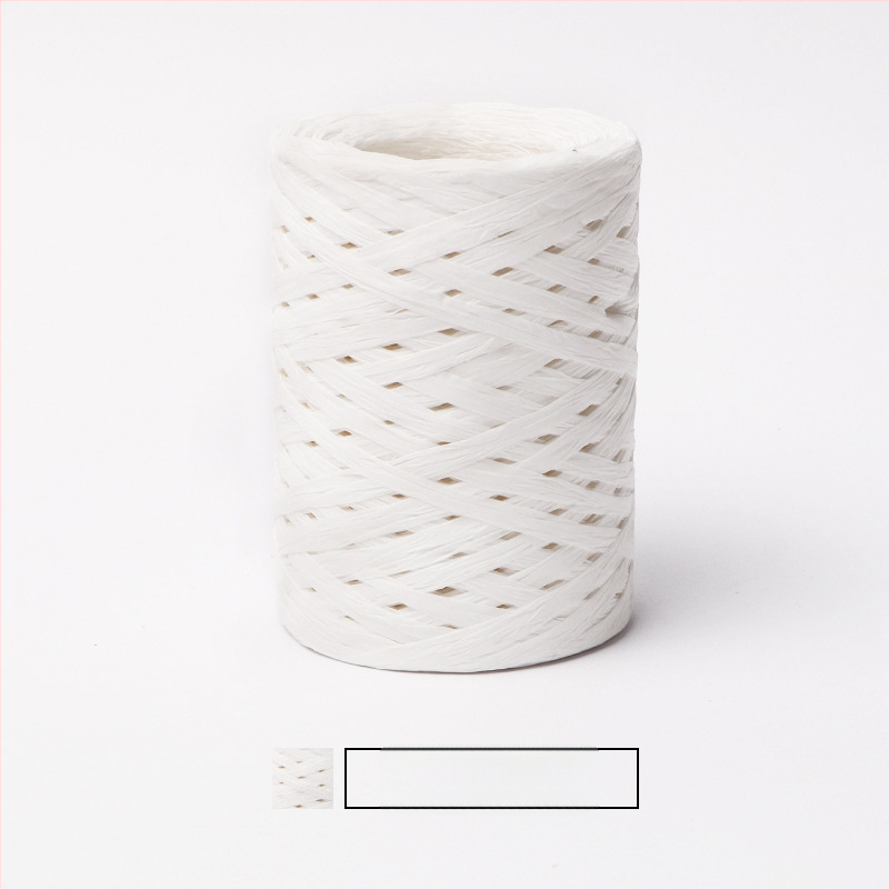 Medvilninė raffija vamzdelinė siūlai — ring spinning, prekės ženklas hiraffia (alias: hiraffia cheer)