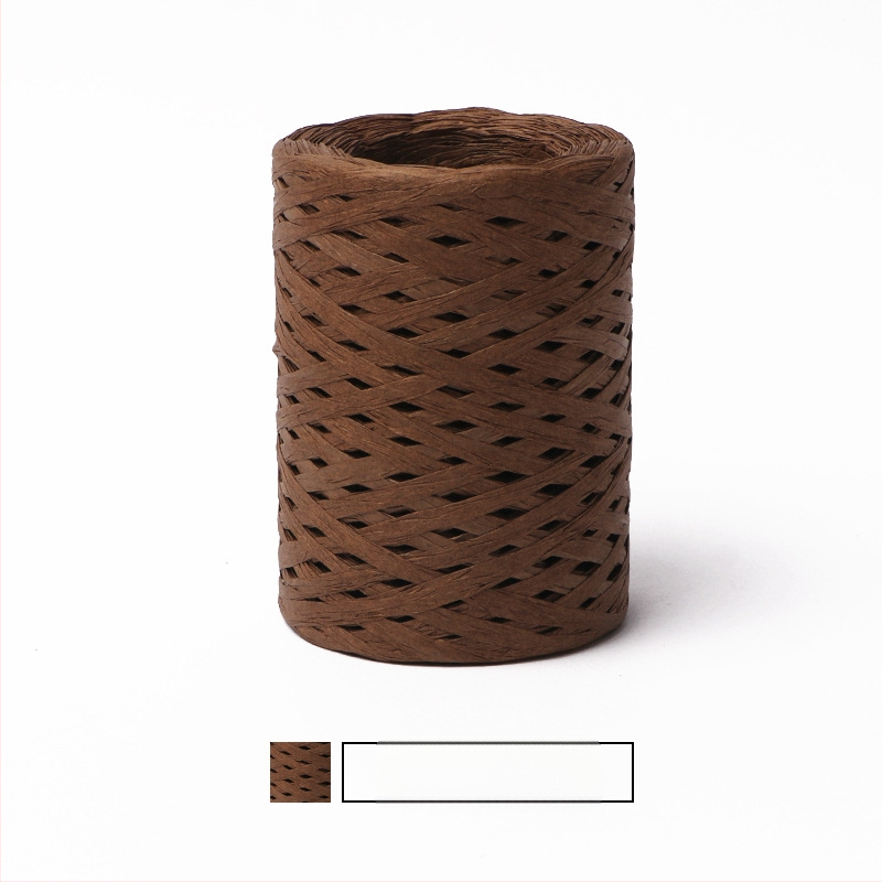 Medvilninė raffija vamzdelinė siūlai — ring spinning, prekės ženklas hiraffia (alias: hiraffia cheer)