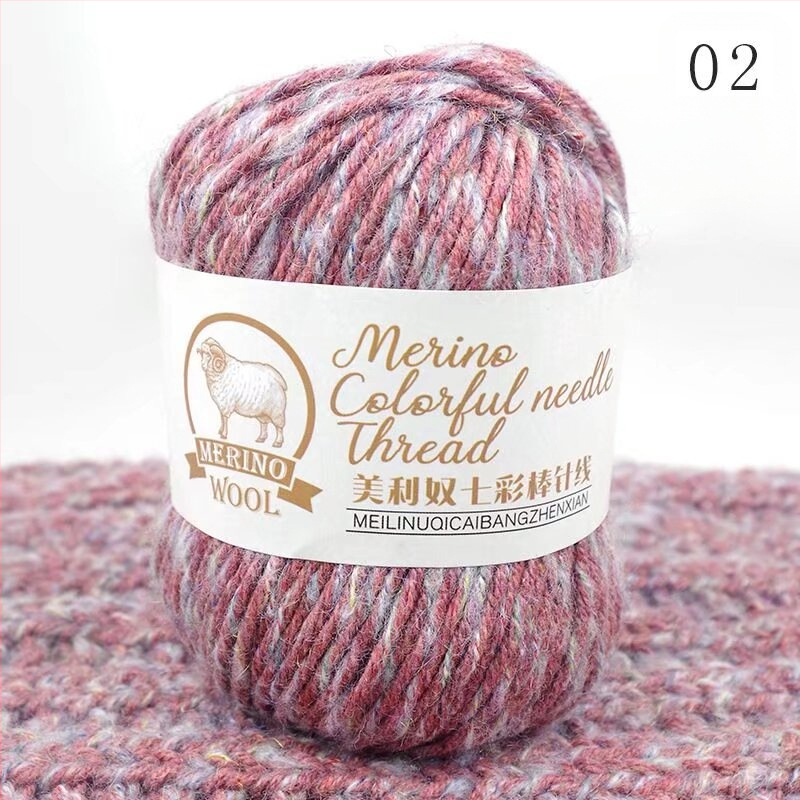 Merino mišinio siūlai, ring-spun, tinkami audimui ir mezgimui, kilmė Hebei