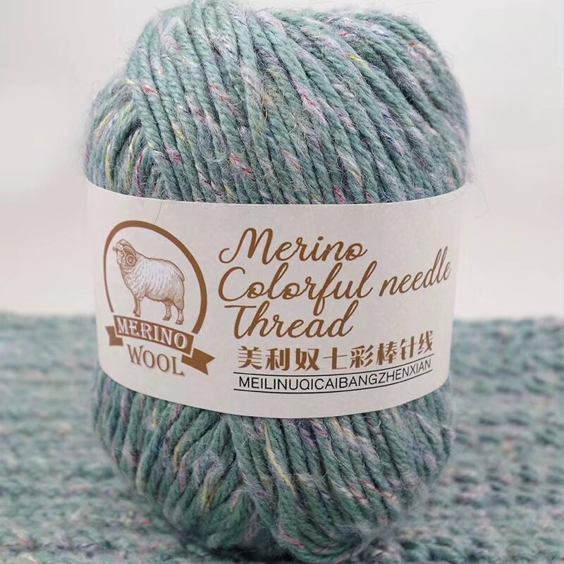 Merino mišinio siūlai, ring-spun, tinkami audimui ir mezgimui, kilmė Hebei
