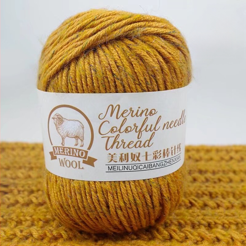 Merino mišinio siūlai, ring-spun, tinkami audimui ir mezgimui, kilmė Hebei