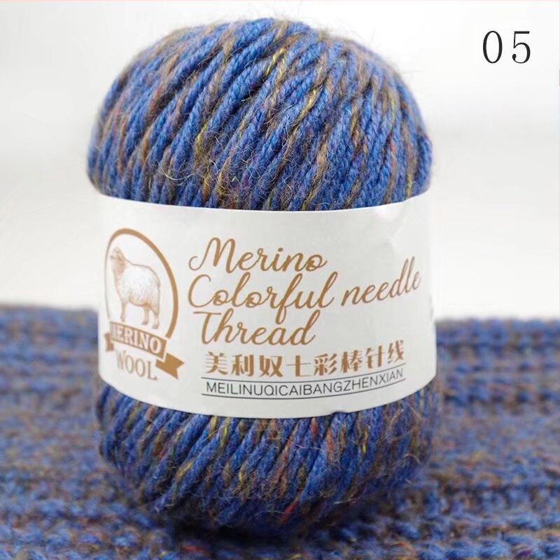 Merino mišinio siūlai, ring-spun, tinkami audimui ir mezgimui, kilmė Hebei