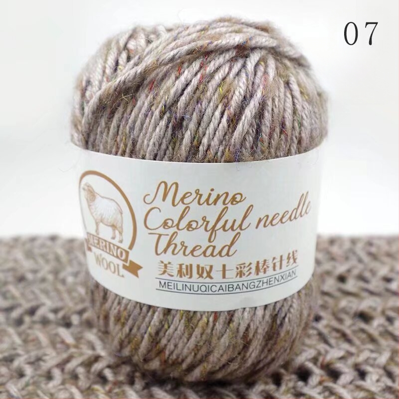 Merino mišinio siūlai, ring-spun, tinkami audimui ir mezgimui, kilmė Hebei