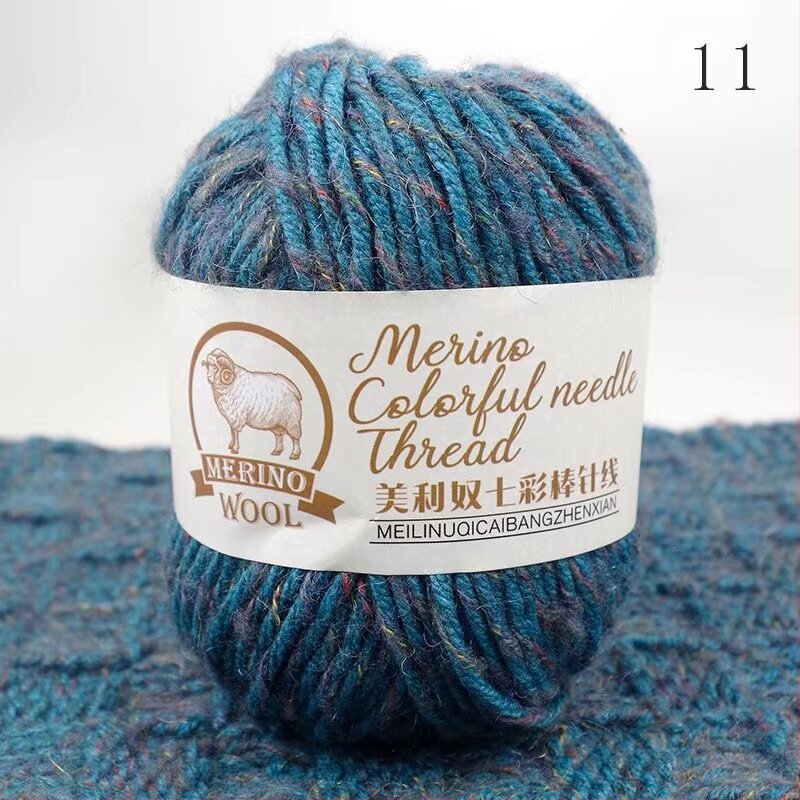 Merino mišinio siūlai, ring-spun, tinkami audimui ir mezgimui, kilmė Hebei
