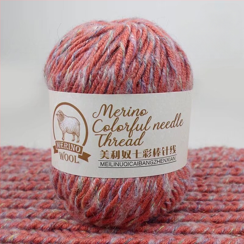 Merino mišinio siūlai, ring-spun, tinkami audimui ir mezgimui, kilmė Hebei