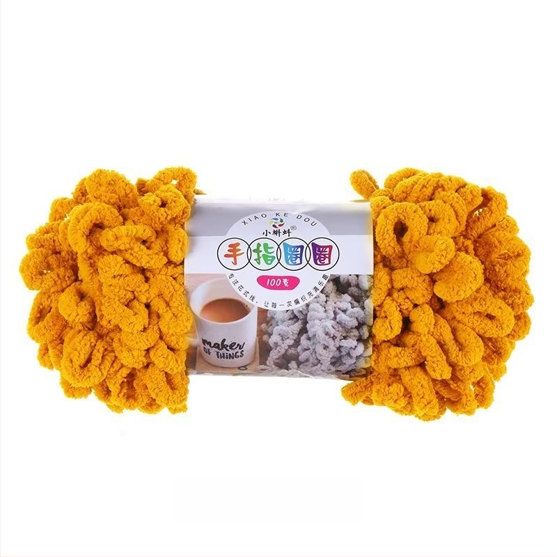 Pirštų kilpos mezgimo siūlas — stora, DIY pagalvėms, 16s, vienas siūlas, semi-worsted linija