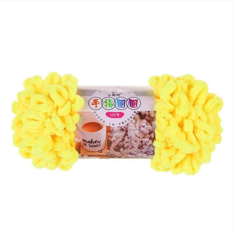 Pirštų kilpos mezgimo siūlas — stora, DIY pagalvėms, 16s, vienas siūlas, semi-worsted linija