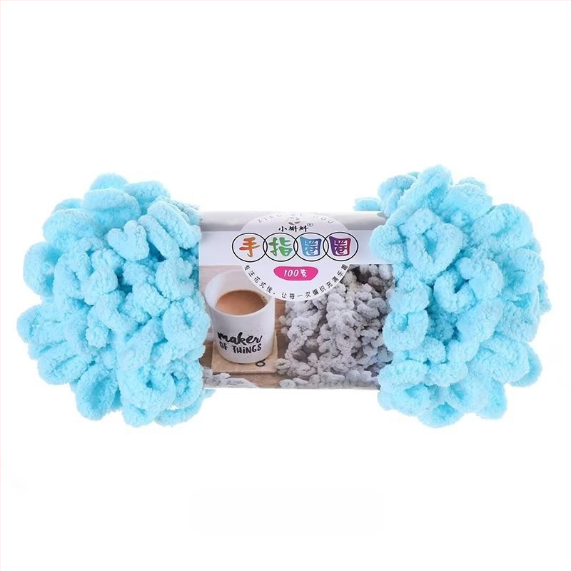 Pirštų kilpos mezgimo siūlas — stora, DIY pagalvėms, 16s, vienas siūlas, semi-worsted linija