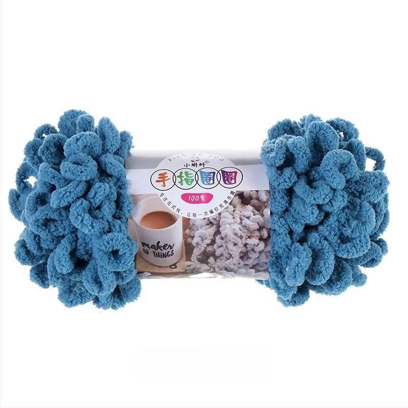 Pirštų kilpos mezgimo siūlas — stora, DIY pagalvėms, 16s, vienas siūlas, semi-worsted linija