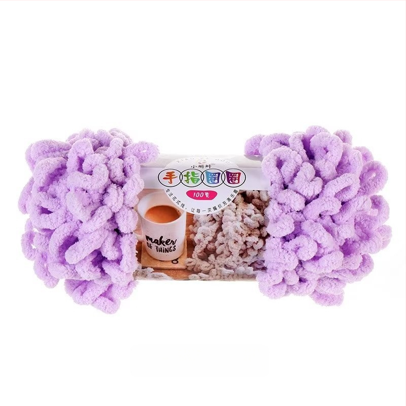 Pirštų kilpos mezgimo siūlas — stora, DIY pagalvėms, 16s, vienas siūlas, semi-worsted linija