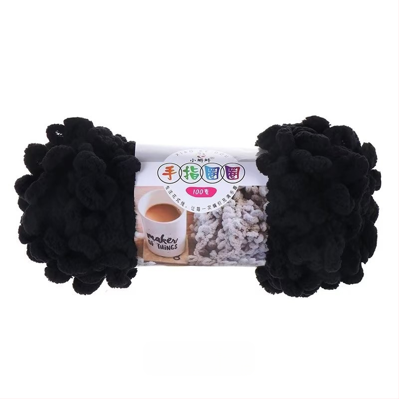 Pirštų kilpos mezgimo siūlas — stora, DIY pagalvėms, 16s, vienas siūlas, semi-worsted linija