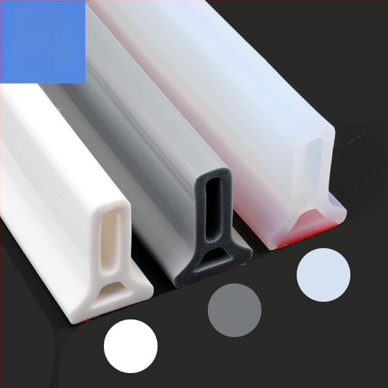 Силиконова гъвкава лента за баня за разделяне на сухото и мокрото – водна бариера, износоустойчива, Mijue