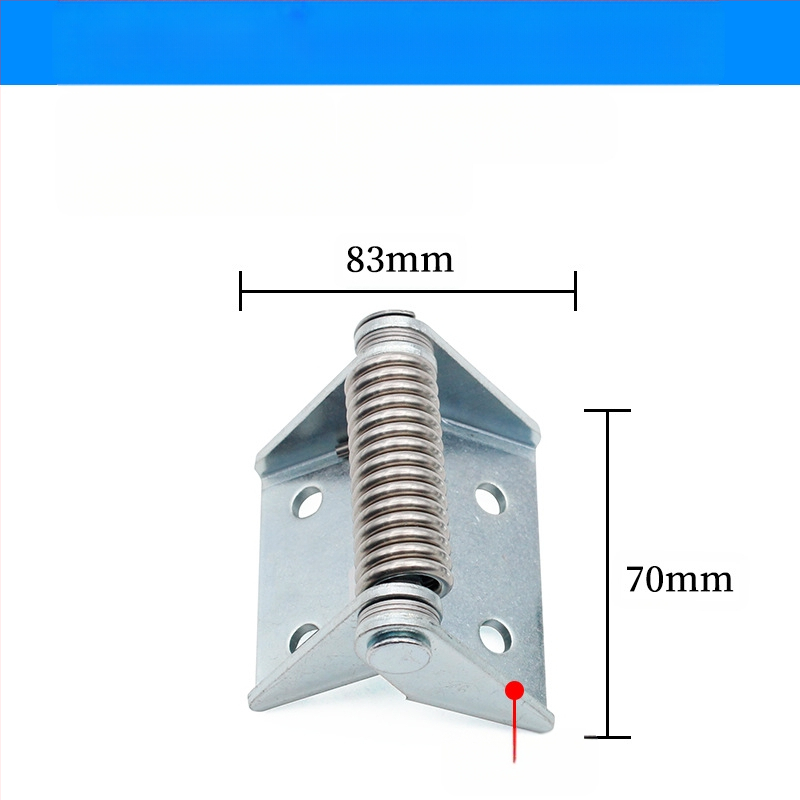 CL129 Nerūdijančio plieno spyruoklinis vyris durims skirstomųjų dėžių, automatinis uždarymas, stori dizainas