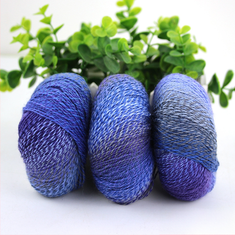 Rainbow Magic Ball vilnos siūlai, 50 g, 2 siūlai, mišri verpalų gamyba, sudėtis: vilna-nylon