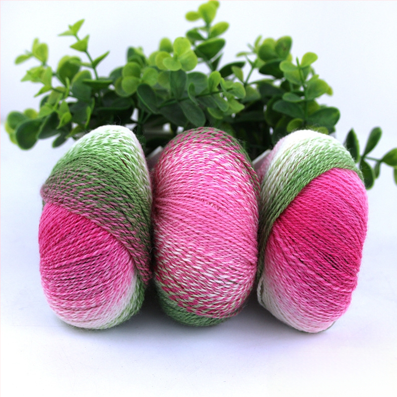 Rainbow Magic Ball vilnos siūlai, 50 g, 2 siūlai, mišri verpalų gamyba, sudėtis: vilna-nylon