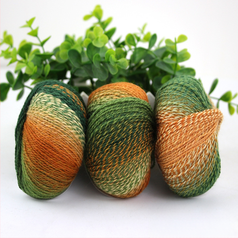 Rainbow Magic Ball vilnos siūlai, 50 g, 2 siūlai, mišri verpalų gamyba, sudėtis: vilna-nylon