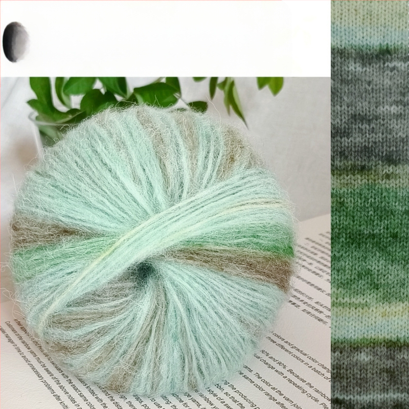 Angora Mohair Siūlai 25 g - Grupinis Siūlas, Purškiamas Vyniojimas, Skirta Pynimui