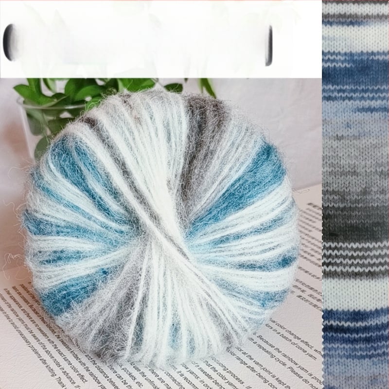 Angora Mohair Siūlai 25 g - Grupinis Siūlas, Purškiamas Vyniojimas, Skirta Pynimui