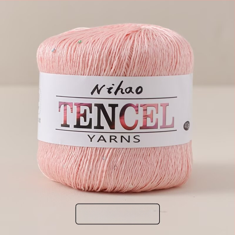 Rankdarbiams mezgimo siūlai – Tencel Sequin Lace siūlai, žiedinis verpimas, grupinis siūlas, Mu Pai