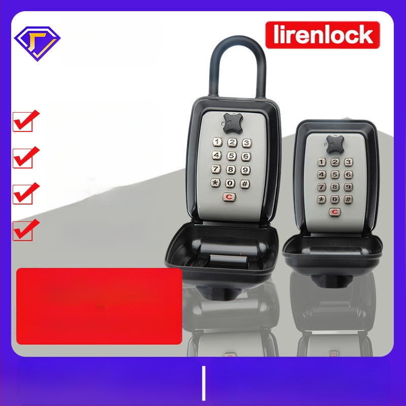 Raktų dėžutė su skaitmenine spyna – modelis G14; Medžiagos: aliuminio lydinys, cinko lydinys, ABS plastikas; Užrakto strypo storis 11; Užrakto strypų atstumas 31