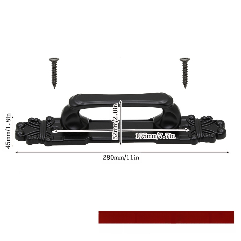 Shangpinnu 9822 μεταλλική λαβή πόρτας αχυρώνας για ξύλινες πόρτες με ηλεκτρογαλβανισμένη επίστρωση