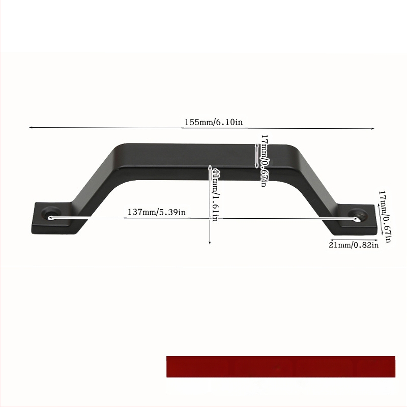 Shangpinnu 9822 μεταλλική λαβή πόρτας αχυρώνας για ξύλινες πόρτες με ηλεκτρογαλβανισμένη επίστρωση
