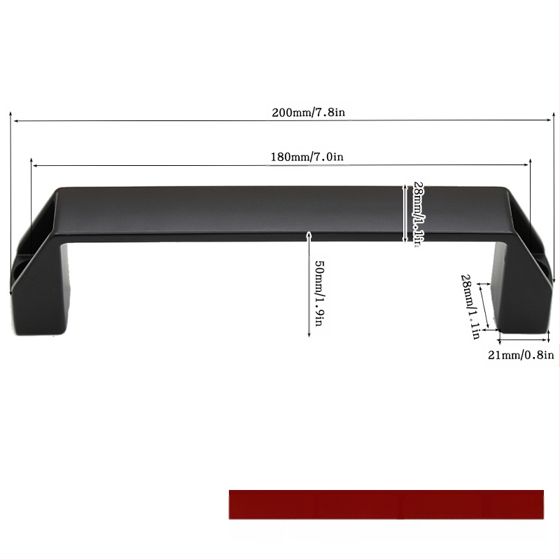 Shangpinnu 9822 μεταλλική λαβή πόρτας αχυρώνας για ξύλινες πόρτες με ηλεκτρογαλβανισμένη επίστρωση