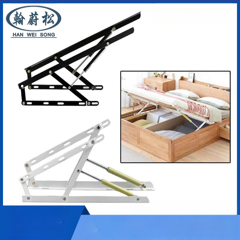 Bară hidraulică de susținere pentru pat – fier, model QF4001, pentru pat/tatami/pod, stil modern minimalist, ștanțare