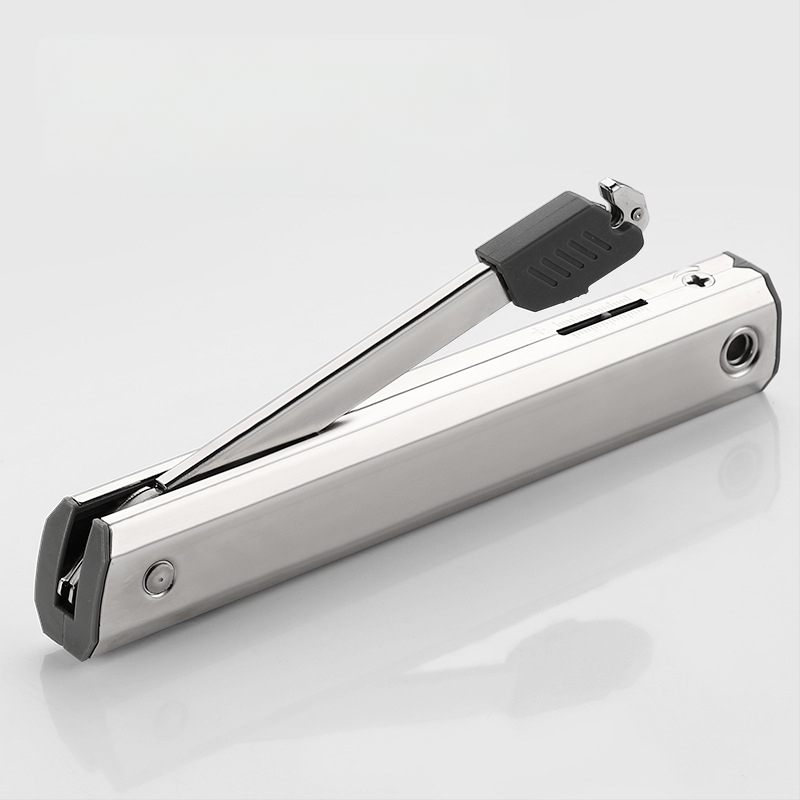 Elf modeļa hidrauliskais stienis skapja atverēm durvīm ar paceļu mehānismu; materiāls: auksti velcēta tērauds; elektroplēšana; gaišais luksus stils; Yankailong Hardware