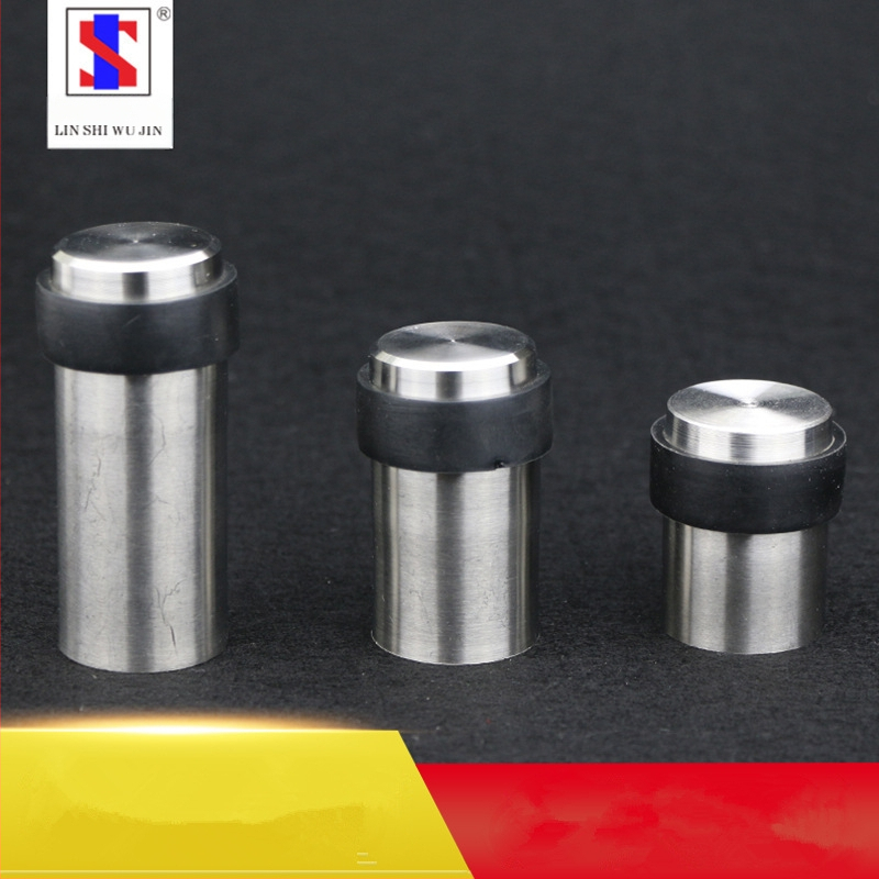 Ανοξείδωτο φρένο πόρτας, κυλινδρικός σχεδιασμός, εγκατάσταση στο δάπεδο, τύπος: περιοριστής πόρτας, χειροκίνητη λειτουργία