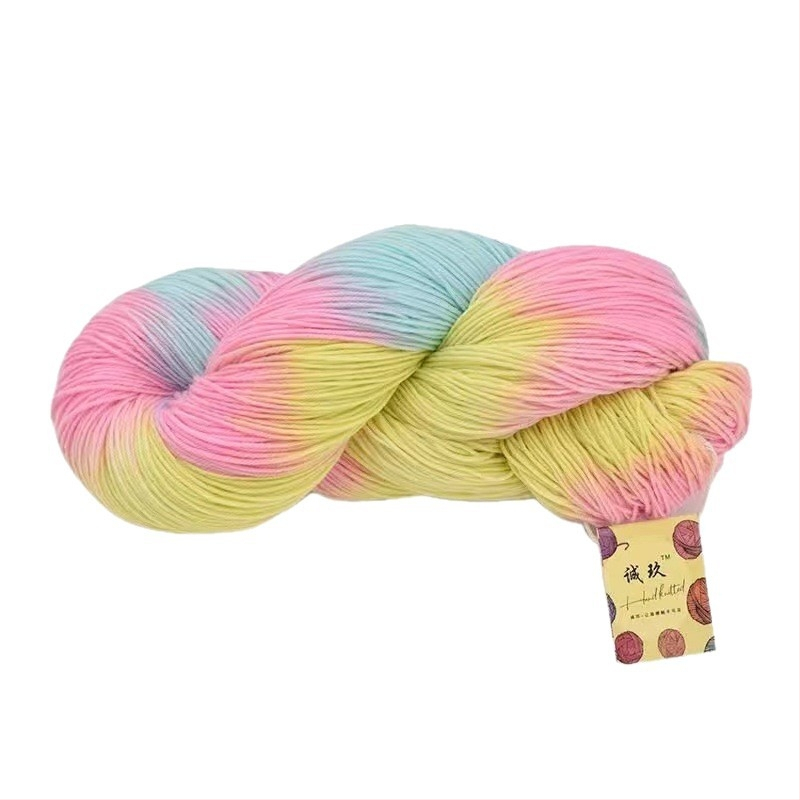 Šalies megimo siūlai, pus-worsted vilna, grupinės siūlų linija, rankų mezgimas, prekės ženklas Jiesheng