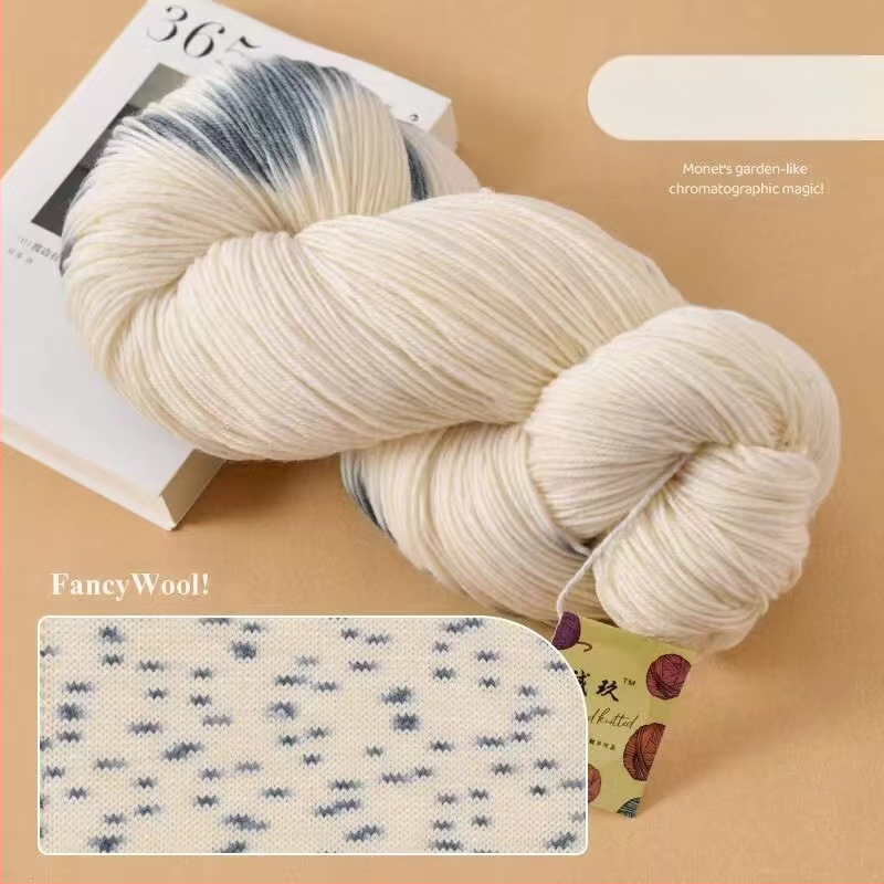 Šalies megimo siūlai, pus-worsted vilna, grupinės siūlų linija, rankų mezgimas, prekės ženklas Jiesheng