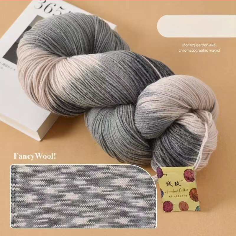 Šalies megimo siūlai, pus-worsted vilna, grupinės siūlų linija, rankų mezgimas, prekės ženklas Jiesheng