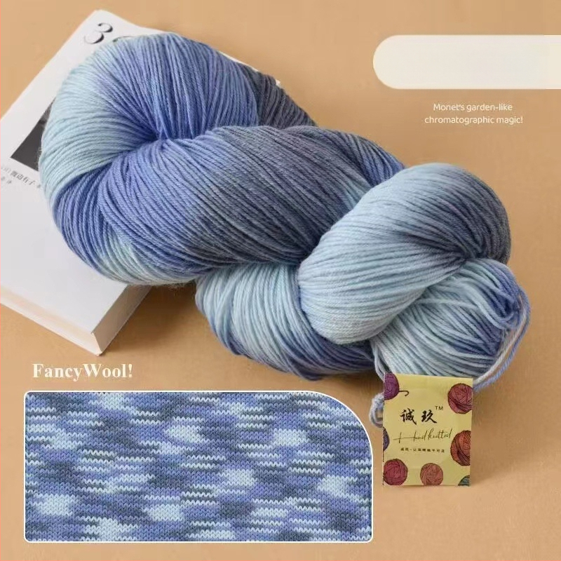 Šalies megimo siūlai, pus-worsted vilna, grupinės siūlų linija, rankų mezgimas, prekės ženklas Jiesheng