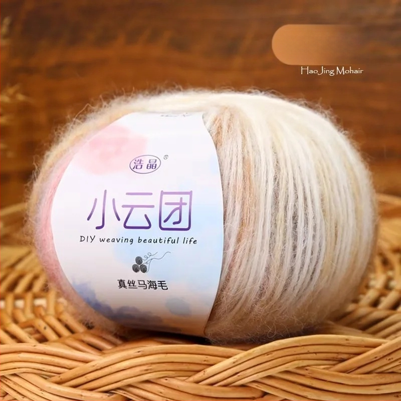 Mohairo siūlai megztiniams, pus-worsted gamyba, grupiniai siūlai, Longyun prekinis ženklas