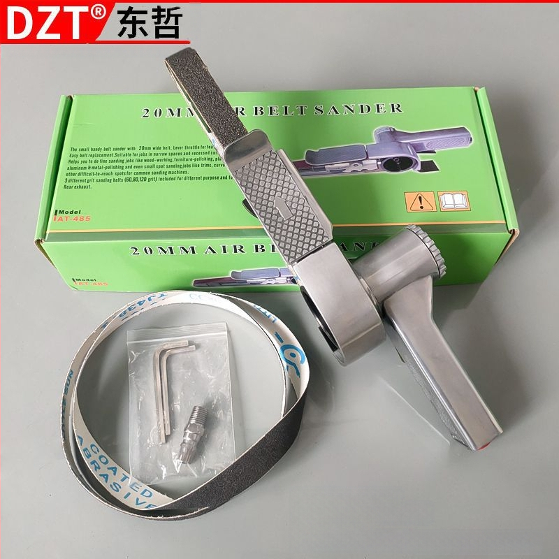 Индустриален клас пневматичен ремъчен шлайф с ъглова глава, 350 мм, Dzt/Dongzhe