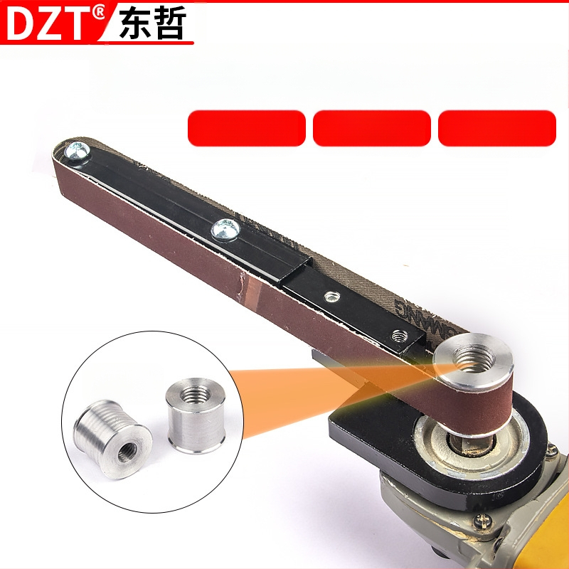 Индустриален клас пневматичен ремъчен шлайф с ъглова глава, 350 мм, Dzt/Dongzhe