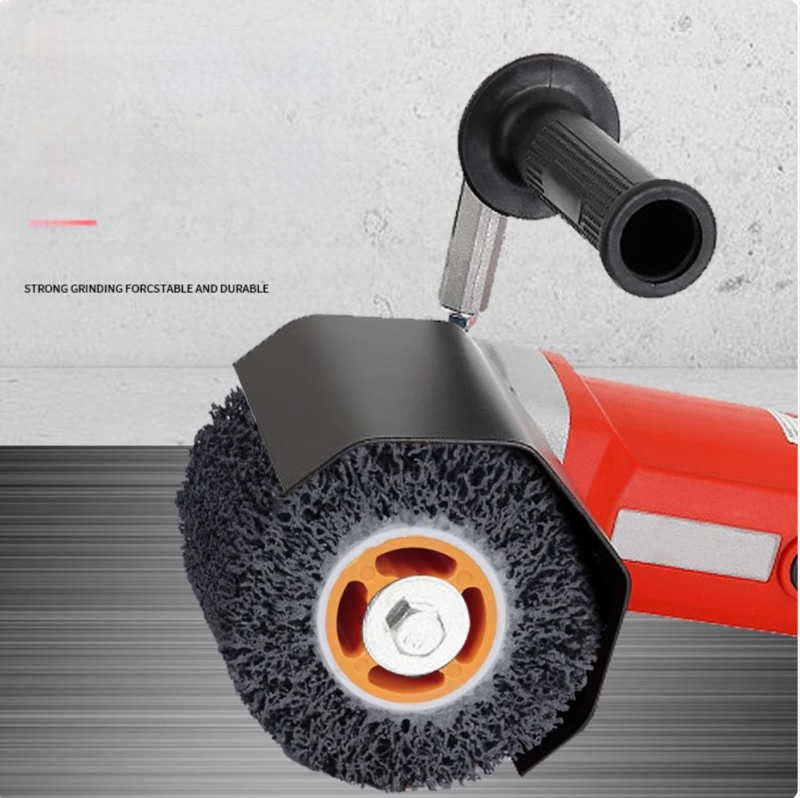 3M полиращо колело за метал, с найлонова основа, диамантен абразив, серия Brushed wheel, за шлайфане и отстраняване на ръжда