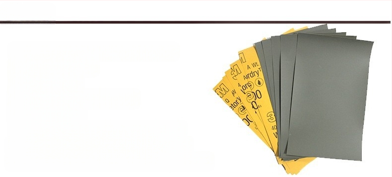 3M мокра шкурка за шлайфане, 2000 mesh, 1500 grit, полиране на драскотини по боята на автомобилa