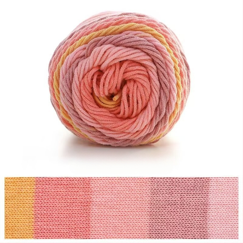 Ruyi Bird siūlų komplektas rankdarbiams — mišrių ring-spun siūlų iš Hebėjos, tinkamas megztiniams ir skrybėlėms