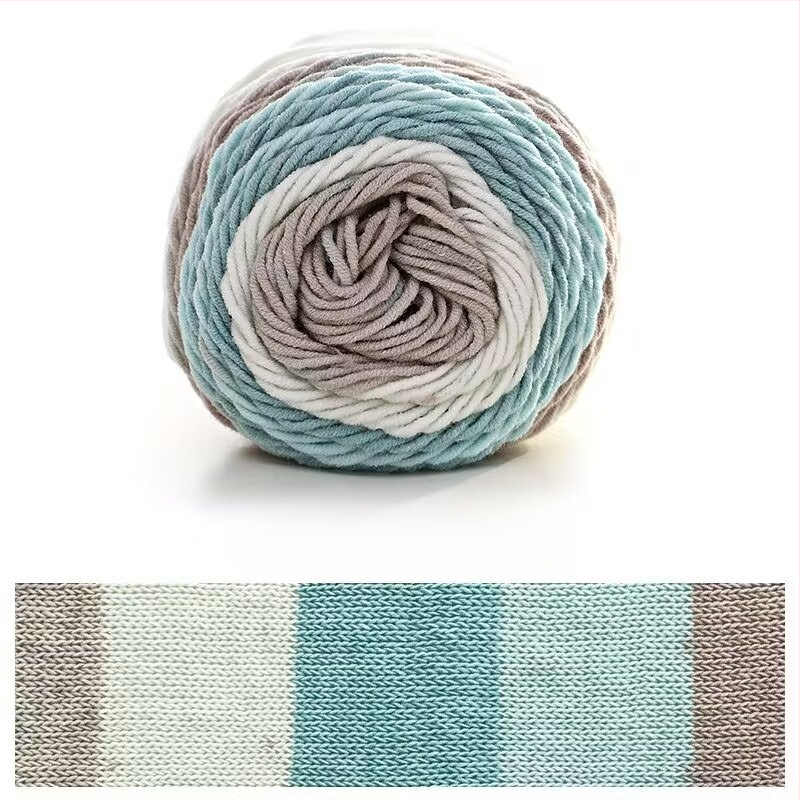 Ruyi Bird siūlų komplektas rankdarbiams — mišrių ring-spun siūlų iš Hebėjos, tinkamas megztiniams ir skrybėlėms