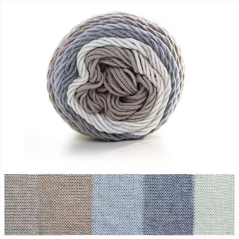 Ruyi Bird siūlų komplektas rankdarbiams — mišrių ring-spun siūlų iš Hebėjos, tinkamas megztiniams ir skrybėlėms