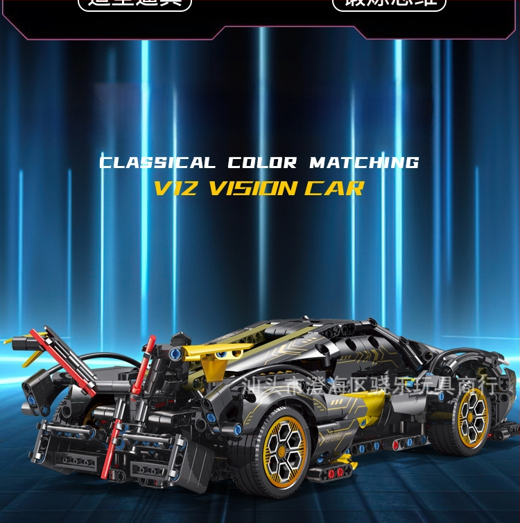 ABS materiālu transportlīdzekļu būvētā rotaļlieta, demontāža un montāža, piemērots vecumam 7–14 gadi, veicina interesi