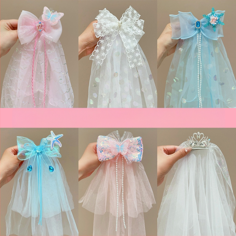 Princeses krones matu spraude - roku darīts režģa matu aksesuārs bērniem