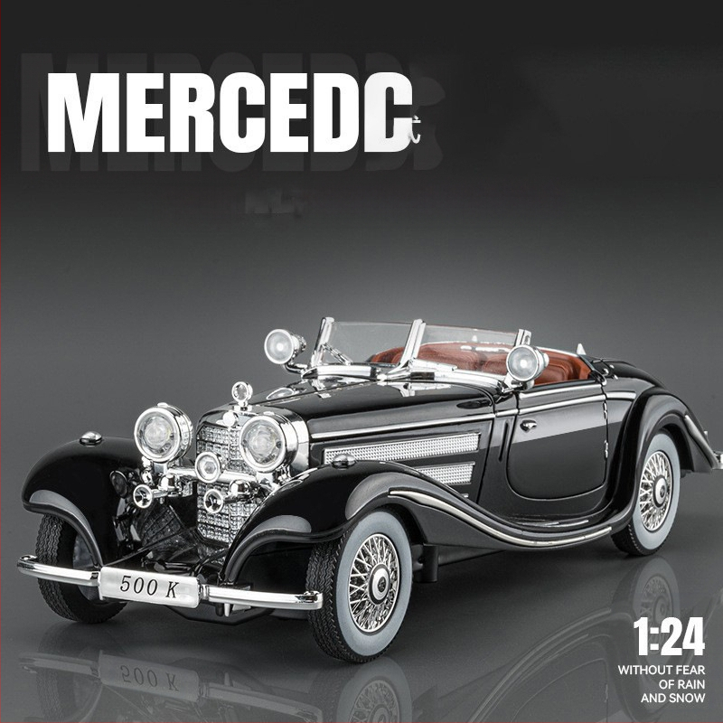 Модел на класически автомобил от сплав със звук и светлина, за деца 7–14 години