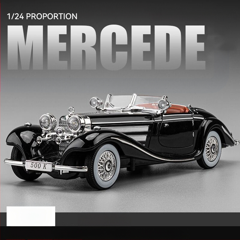 Модел на класически автомобил от сплав със звук и светлина, за деца 7–14 години