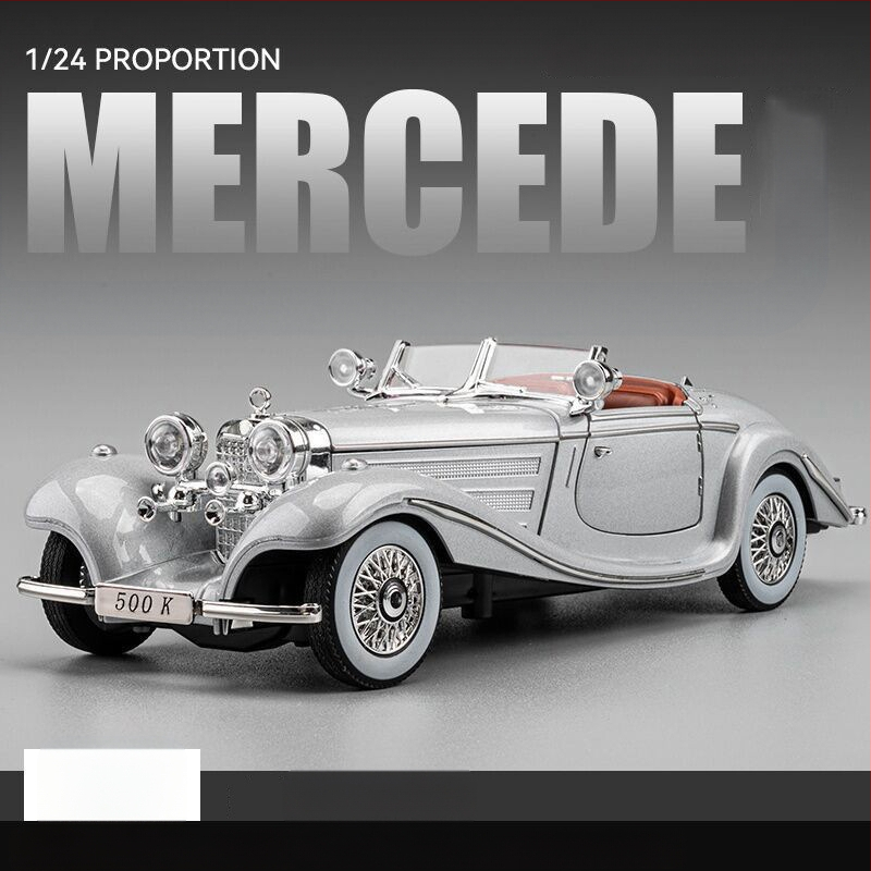 Модел на класически автомобил от сплав със звук и светлина, за деца 7–14 години